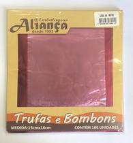 Embalagem para trufas Aliança 15x16cm 100un