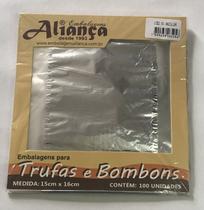 Embalagem para trufas Aliança 15x16cm 100un