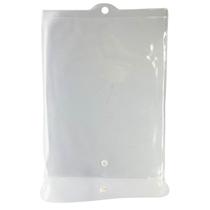 Embalagem Pendurar Multiuso 50 Un PVC Cristal c/ Botão 26x20