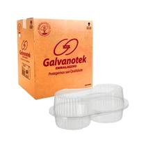 Embalagem pet g-14 para dois doces pacote c/100