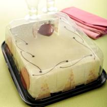 Embalagem pet torta mini retangular preta - g 45ct Embalagem pet torta mini retangular preta - g 45ct