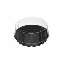 Embalagem pet torta pequena preta - g 50 delta