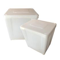 Embalagem Plastica Com Tampa 10L Com Tampa - 2 Pcs