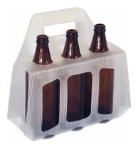 Embalagem Plástica Pack Para 3 Garrafas De Cerveja 600ml: 50 Unidades