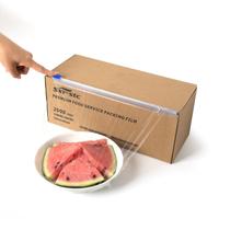Embalagem plástica para alimentos SXY-STC 12 cm x 609,6 m com cortador de slides Embalagem plástica para alimentos SXY-STC 12 cm x 609,6 m com cortador de slides