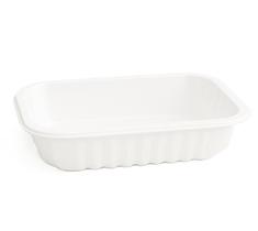 Embalagem PP 19154 Kent Fácil 750 Ml Branca Kit Com 100 Unidades Bpa Free Para Freezer Microondas Mesa Quente
