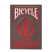 Embalagem premium de cartas de baralho Bicycle Metalluxe Red