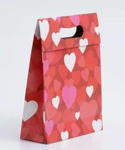 Embalagem Presente Sacola Corações Marisa-86219