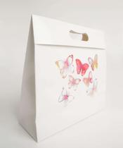 Embalagem Presente Sacola Estampa Borboletas Marisa-68059