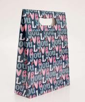 Embalagem Presente Sacola Estampa Love Marisa-16236