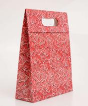 Embalagem Presente Sacola Estampa Rosas Marisa-68035