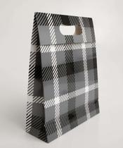 Embalagem Presente Sacola Estampa Xadrez Marisa-74106 Embalagem Presente Sacola Estampa Xadrez Marisa-74106