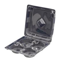 embalagem quadrada para 4 doces cupcackes - Sanpack S15 - Cx. 100 Unidades