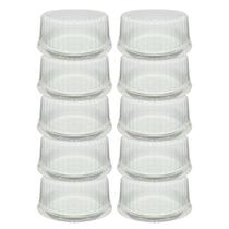 Embalagem Redonda Plásticca Para Bolo BP35 Alta Transparente Multiuso Bolos Pacote Com 10 Unidades Embalagem Redonda Plásticca Para Bolo BP35 Alta Transparente Multiuso Bolos Pacote Com 10 Unidades