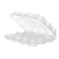 Embalagem Retangular Articulada para 12 Doces F12 Fibraform com 50 unidades