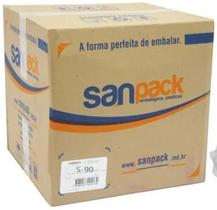 Embalagem Retangular C/Tampa 500Ml Sanpack S-90 (1Cx C/200)