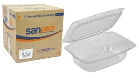 Embalagem Retangular Com Tampa Articulada Sanpack S-88 C/200