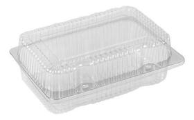 Embalagem Retangular PF20 para Salgados Doces. Caixa com 100 Unidades