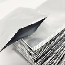 Embalagem Sachê Alumínio Branco ou Prata - 100 Unidades