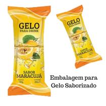 Embalagem/Saco Higienico P/ Gelo Saborizado Perolado Drinks Sucos - Maracuja Embalagem/Saco Higienico P/ Gelo Saborizado Perolado Drinks Sucos - Maracuja