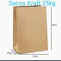 Embalagem saco Kraft Delivery (200 UNIDADES) 25kg / Grande GG