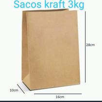 Embalagem Saco Kraft Delivery (200 unidades) 3kg / Pequeno