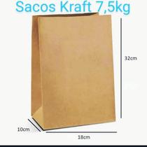 Embalagem Saco Kraft Delivery (200 unidades) 7.5kg / Média