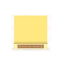 Embalagem Slice Para Fatia de Bolos ou Tortas - Com Carinho - Amarelo - 5 unidades - Cromus - Rizzo