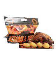 Embalagem termica c/ 50 un c/ ziper frango assado costela