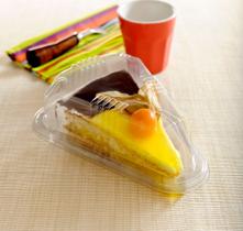 Embalagem Triangular fatia Bolo ou Torta Galvanotek G-630 com 10 unidades