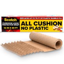 Embalagem: Wrap: Scotch Cushion Lock, papel de 30 pés x 30 cm Embalagem: Wrap: Scotch Cushion Lock, papel de 30 pés x 30 cm
