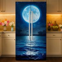 Embalagens de geladeira GOMAKERER River Moon PVC, 2 peças, 41,5x200cm Embalagens de geladeira GOMAKERER River Moon PVC, 2 peças, 41,5x200cm