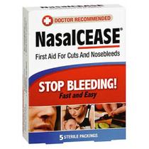 Embalagens de sangramento nasal Nasalcease 5 cada por Nasalcease (pacote com 2)