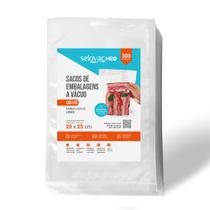 Embalagens para Vácuo Lisa 20x25cm Pct c/ 300 un Selovac