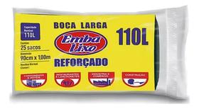 Embalixo - Saco de Lixo Reforçado 110 Litros - 25 Unidades