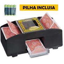 Embaralhador de Cartas automático 2 decks Uno com PILHAS INCLUSAS poker uno tranca Embaralhador de Cartas automático 2 decks Uno com PILHAS INCLUSAS poker uno tranca