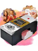 Embaralhador de cartas automatico a pilha 20,5x9,5x9,5cm