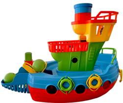 Embarcadinho - Barquinho Infantil Didatico Azul - 895 - TA TE TI INDUSTRIA E Embarcadinho - Barquinho Infantil Didatico Azul - 895 - TA TE TI INDUSTRIA E