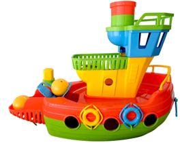 Embarcadinho - Barquinho Infantil Didatico Laranja - 895 - TA TE TI INDUSTRIA E Embarcadinho - Barquinho Infantil Didatico Laranja - 895 - TA TE TI INDUSTRIA E