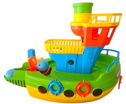 Embarcadinho - Barquinho Infantil Didatico Verde - 895 - TA TE TI INDUSTRIA E Embarcadinho - Barquinho Infantil Didatico Verde - 895 - TA TE TI INDUSTRIA E