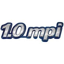 Emblema 1.0 Mpi Fd Azul Cromado Univesal Sandero Ate 2011 Nk-130555a