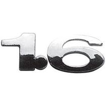Emblema 1.6 Cromado Universal universal Gm Nk-130782 Emblema 1.6 Cromado Universal universal Gm Nk-130782