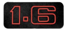Emblema 1.6 Vermelho Passat Gol Ls Bx Anos 80 - Auto Parts Acessórios