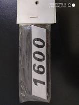 Emblema 1600 material acrílico com dupla face fácil instação