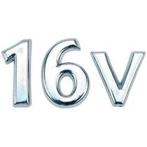 Emblema 16v Cromado ... Chevette Nk-130758b