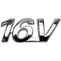 Emblema 16v Cromado Palio 2000 Nk-130585
