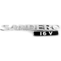 Emblema 16v Cromado Sandero 2009 2012 Nk-1310816