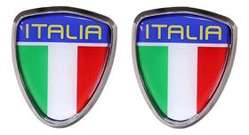 Emblema 2 Escudos Cronos Strada Argo Doblo Todos Linha Fiat Bandeira Itália Emblema 2 Escudos Cronos Strada Argo Doblo Todos Linha Fiat Bandeira Itália