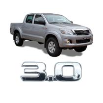 Emblema 3.0 Cromado Hilux 2005/2015 Emblema 3.0 Cromado Hilux 2005/2015