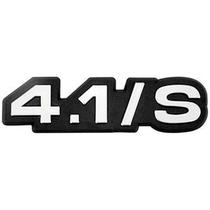 Emblema 4.1 s Antigo Cinza Astra vectra blazer veraneio omega monza Nk-130118